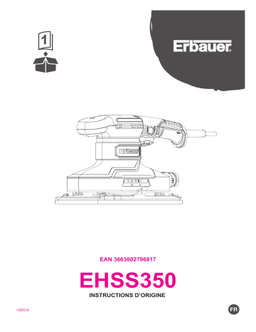 Erbauer EHSS350 Manuel utilisateur | Fixfr