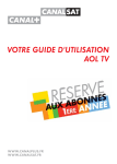 CANAL PLUS CANAL + ADSL Manuel utilisateur