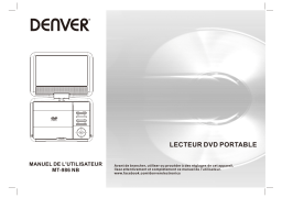 Denver MT-986NB Portable dvd player Manuel utilisateur