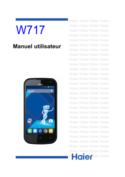Haier W717 Manuel utilisateur