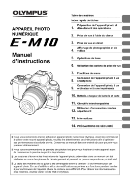 Olympus E-M10 Manuel utilisateur