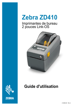 Zebra ZD410D Manuel utilisateur