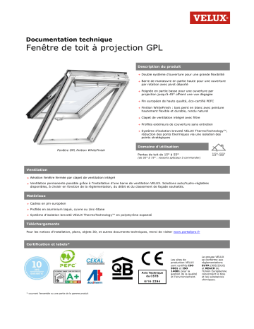 Velux MK08 Mode d'emploi | Fixfr