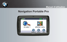 Garmin BMW Portable Navigation System Pro Manuel utilisateur