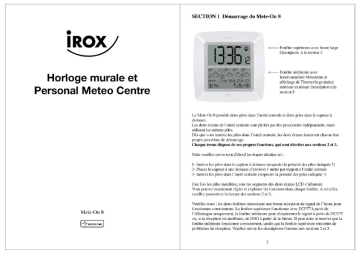 Manuel du propriétaire | Irox METE-ON 8 Manuel utilisateur | Fixfr