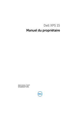 Dell XPS 15 L521X laptop Manuel du propriétaire