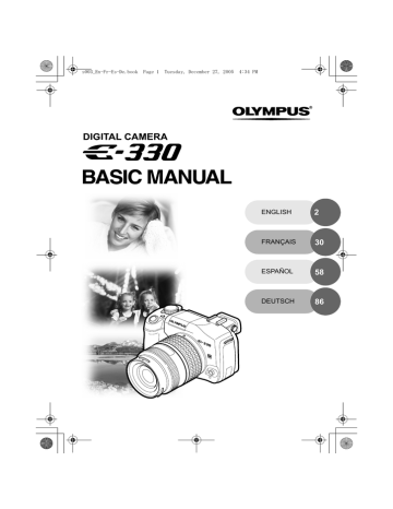 Olympus E-330 Manuel utilisateur | Fixfr