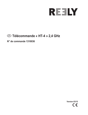 Mode d'emploi | Reely 1310036 HT-4 Handheld RC 2,4 GHz No. of channels: 4 Manuel utilisateur | Fixfr