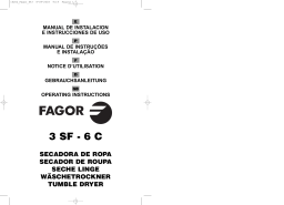 Fagor 3SF-6C Manuel utilisateur