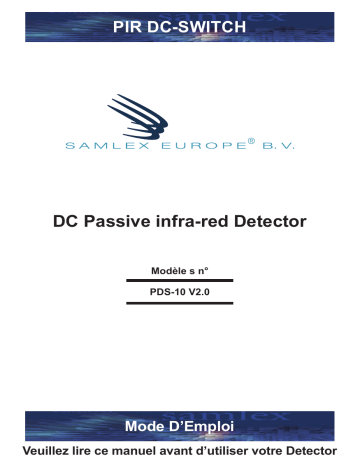 Samlexpower PDS-10 V2.0 Manuel du propriétaire | Fixfr