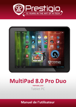 Prestigio MultiPad 8.0 Pro Duo Manuel utilisateur