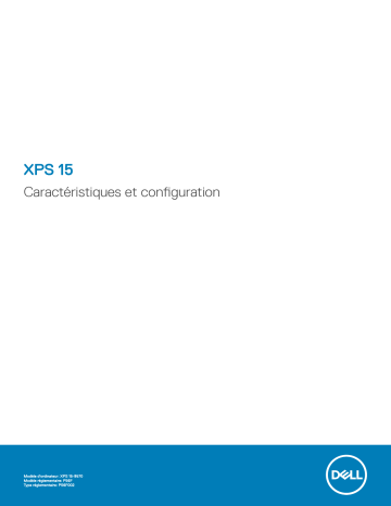 Dell XPS 15 9570 laptop spécification | Fixfr