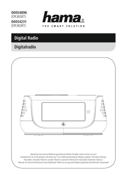 Hama DR36SBT Manuel utilisateur