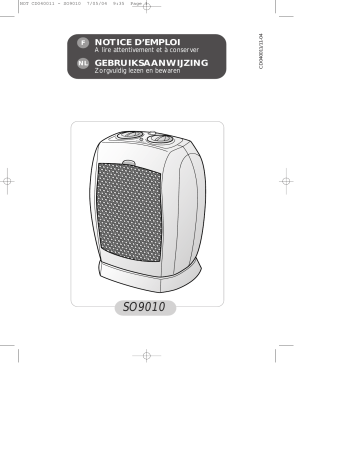 Manuel du propriétaire | CALOR CHAUFFAGE RADIATEUR SO9010 Manuel utilisateur | Fixfr