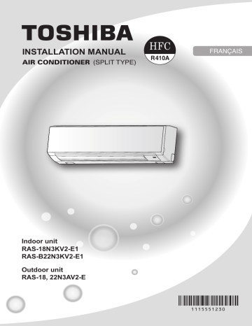 Manuel du propriétaire | Toshiba SUZUMI + RAS-B22N3KV2-E1SUZUMI + RAS-B24N3KV2-E1 Manuel utilisateur | Fixfr