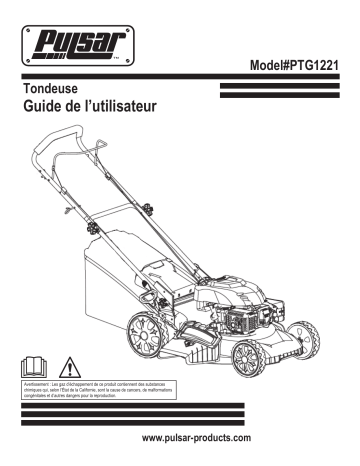 Pulsar PTG1221 21” Gasoline Powered Lawn Mower Manuel du propriétaire | Fixfr