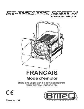 Briteq BT-THEATRE 200TW Manuel du propriétaire | Fixfr