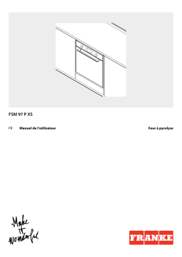 Whirlpool FSM 97 P XS Manuel utilisateur