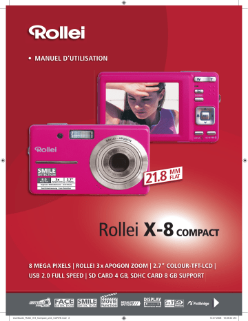 Mode d'emploi | Rollei X8 Pink Manuel utilisateur | Fixfr