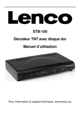 Lenco STB-100 Manuel d'utilisation | Chat IA & PDF