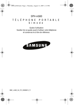 Samsung SPH-M560B Manuel utilisateur