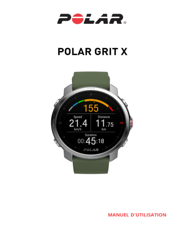 Polar Grit X Manuel utilisateur | Fixfr