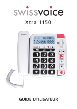 SwissVoice Xtra 1150 Manuel utilisateur