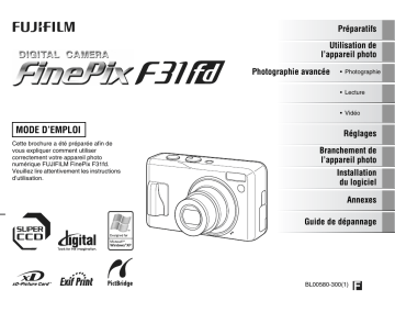 Fujifilm FinePix F31 fd Mode d'emploi | Fixfr