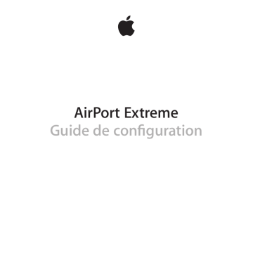 Manuel du propriétaire | Apple AirPort Extreme Manuel utilisateur | Fixfr