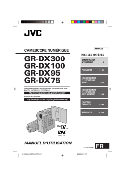 JVC GR DX100 Manuel utilisateur