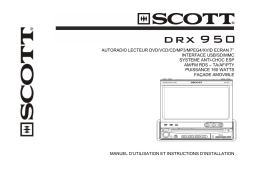 SCOTT DRX 950 Manuel utilisateur