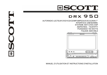 Manuel du propriétaire | SCOTT DRX 950 Manuel utilisateur | Fixfr