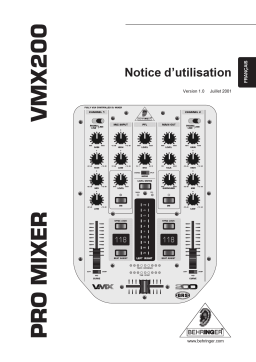 Behringer VMX200 Manuel utilisateur