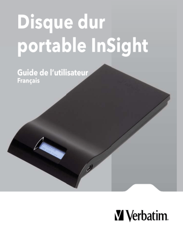 Manuel du propriétaire | Verbatim INSIGHT PORTABLE HARD DRIVE Manuel utilisateur | Fixfr