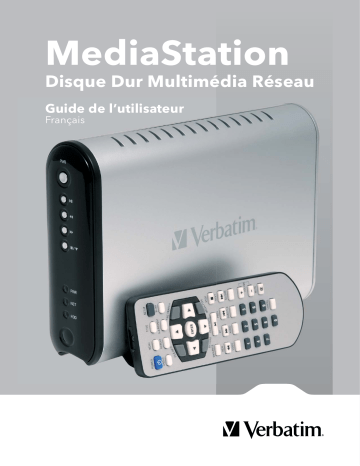 Manuel du propriétaire | Verbatim MediaStation Network Multimedia Hard Drive Manuel utilisateur | Fixfr