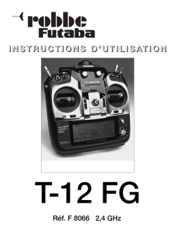 Futaba T-12 FG Manuel utilisateur