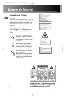 Thomson CS300 Manuel utilisateur