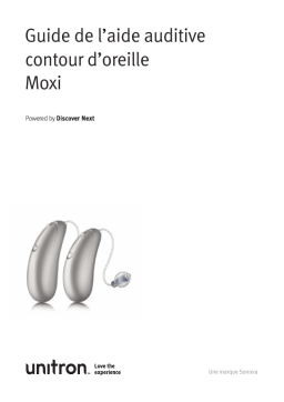 Unitron Moxi Move R Mode d'emploi