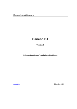 Caneco BT version 5.2 Manuel utilisateur