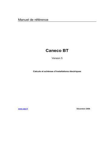 Mode d'emploi | Caneco BT version 5.2 Manuel utilisateur | Fixfr