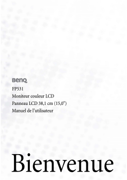 BenQ fp531 Manuel utilisateur