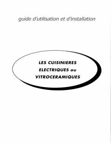 Manuel du propriétaire | Brandt KEC660W Manuel utilisateur | Fixfr