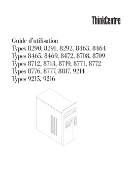 Lenovo ThinkCentre E51 Manuel utilisateur