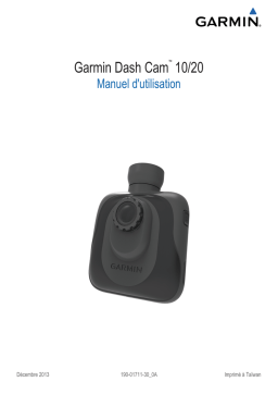 Garmin Dash Cam 10 Mode d'emploi