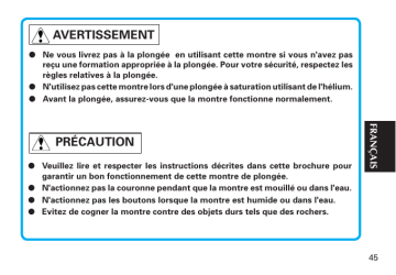 Manuel du propriétaire | Seiko Prospex SNE541P1 Montre Manuel utilisateur | Fixfr