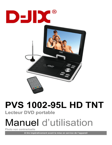 Manuel du propriétaire | D-JIX PVS 1002-95L HD TNT Manuel utilisateur | Fixfr