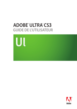 Adobe Ultra CS3 Manuel utilisateur