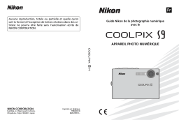 Nikon COOLPIX S9 Manuel utilisateur