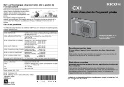 Ricoh CX1 Mode d'emploi