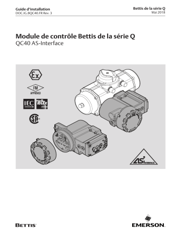 Mode d'emploi | Bettis QC40 Module de contrôle - AS-Interface Manuel utilisateur | Fixfr